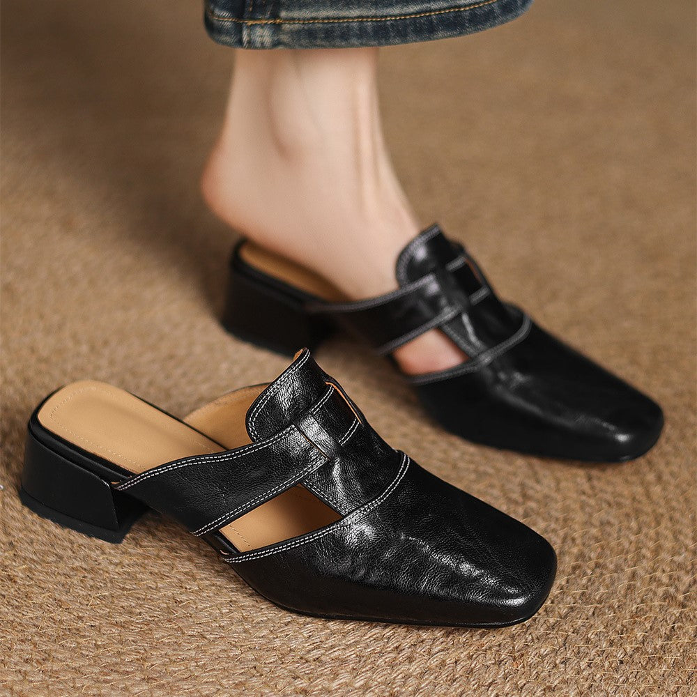 Mules Lawson en cuir