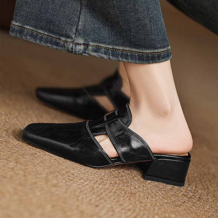 Mules Lawson en cuir
