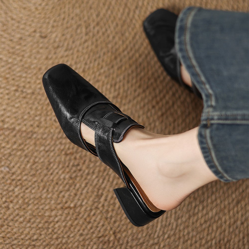 Mules Lawson en cuir