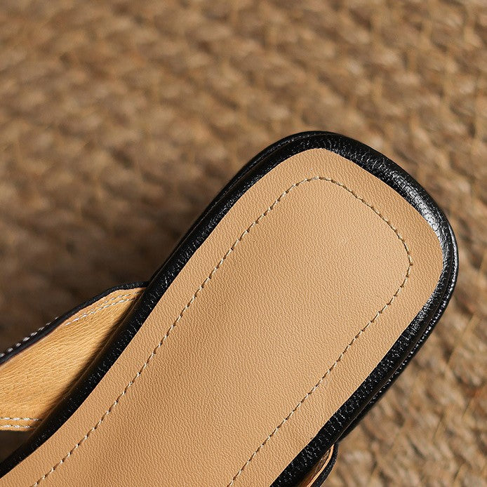 Mules Lawson en cuir