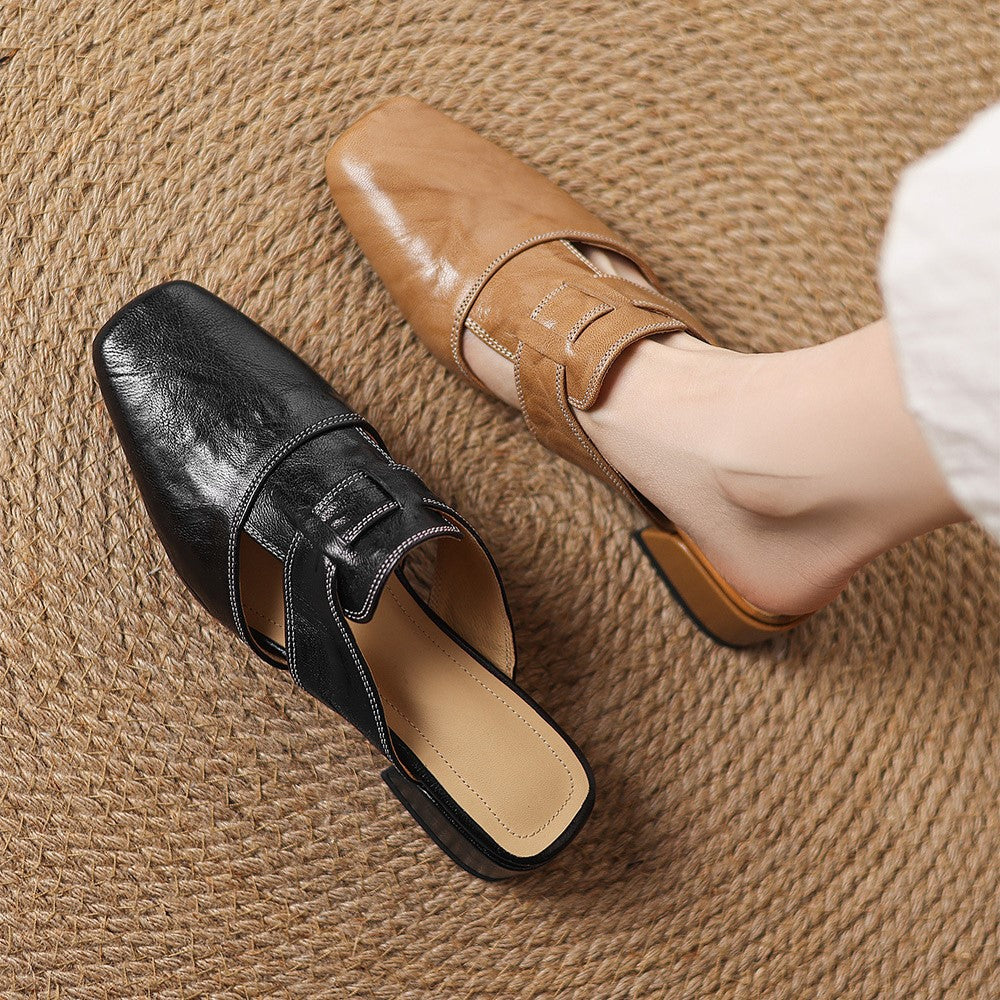 Mules Lawson en cuir