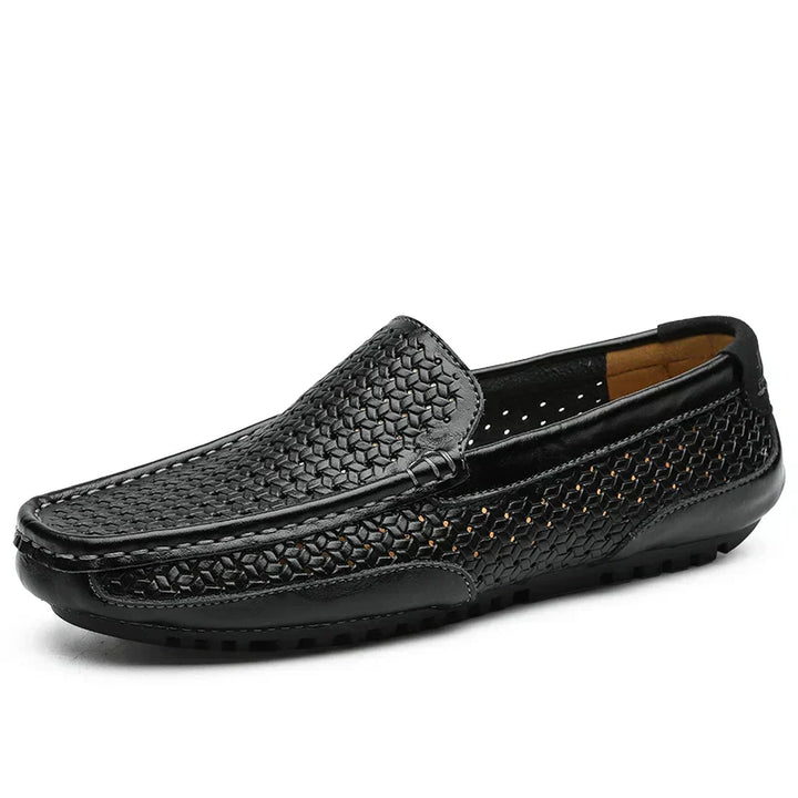 Mocassins Hutton en cuir véritable